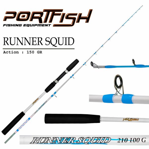 Portfish Runner Squid Kamış 180 cm 100 gr