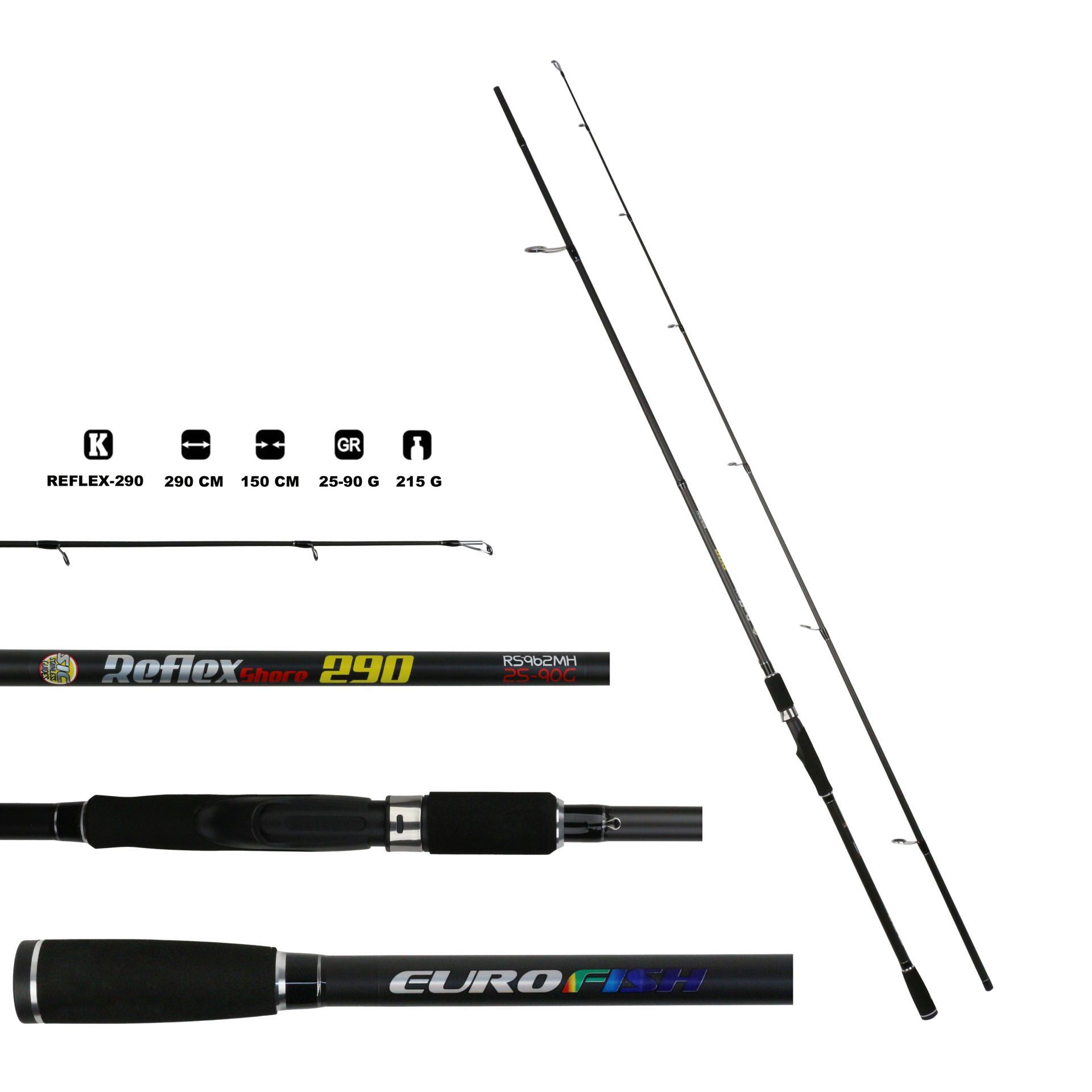 Reflex 290 Shore Jig Kamışı 25-90 g