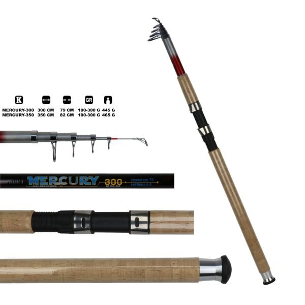 MERCURY KARBON OLTA KAMIŞI 100-300 GR 300 cm