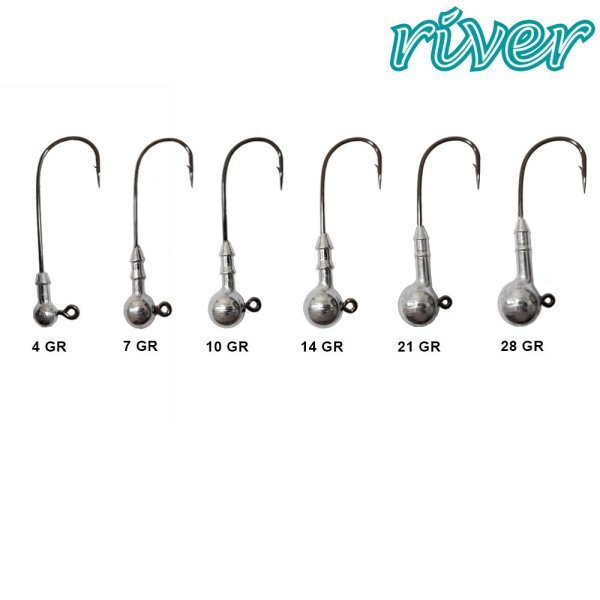 River Big Football Jig Head 4 GR