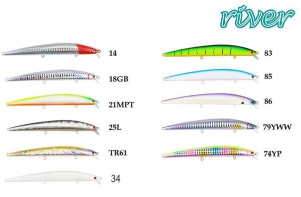 River Treble Devil 125F 12.5cm 14.5g  0.3-0.6mt 18GB