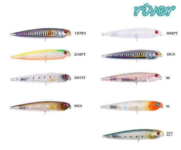 River Seabass Bullet 95  9.5cm 11g Popper 91
