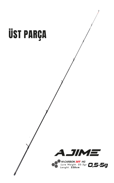 Fujin Ajime 228cm 05-5gr LRF Kamışı #1 Üst Parça