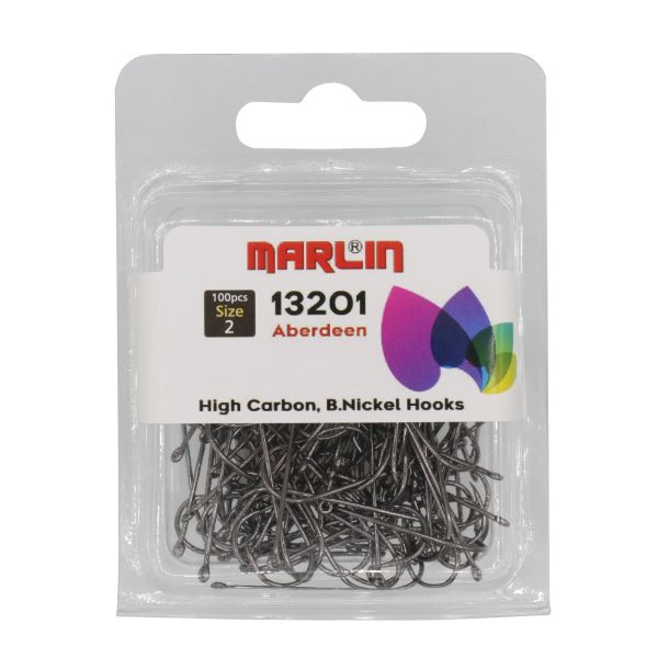 Marlin H13201 Aberdeen HC BN Olta İğnesi 100'lü 2/0