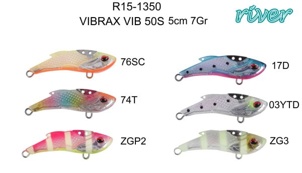 River Vibrax Vib 50S 5Cm 7Gr Maket Balık ZG3