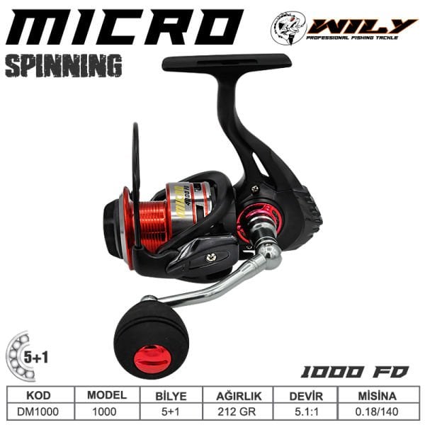 Wily Micro 1000 DM Lrf Olta Makinası 5+1 bb