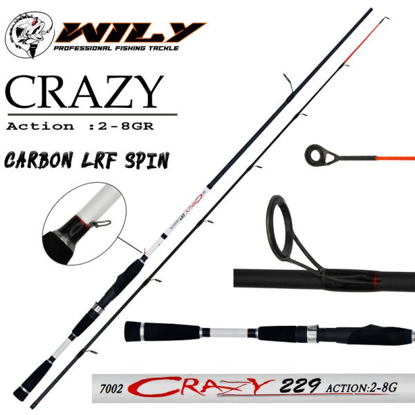 Wily Crazy 210 cm Lrf Kamışı 2-8 gr