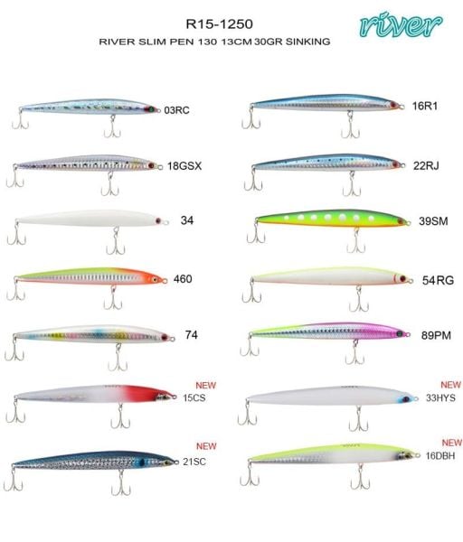 River Slimpen 130S 13Cm 30Gr 03RC