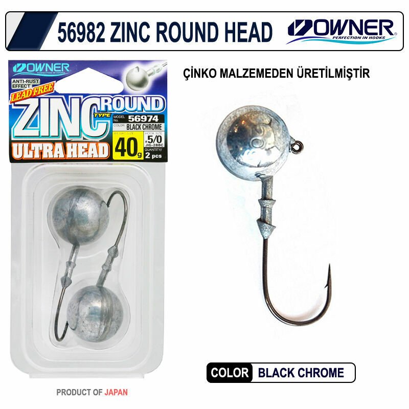 Owner 56974 Zinc Round Head