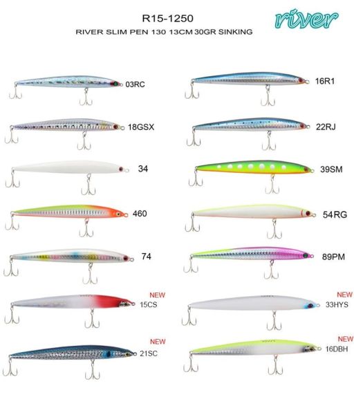 River Slimpen 130S 13Cm 30Gr 16DBH