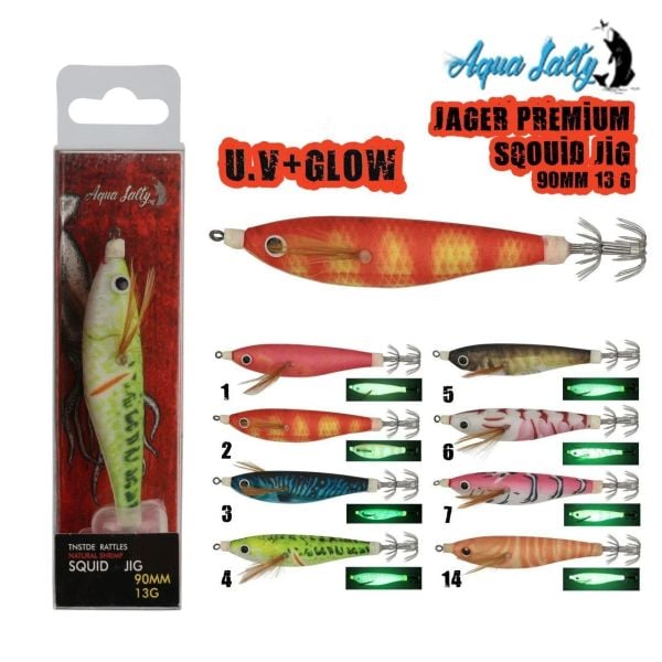 Jager Squid Jig Kalamar Zokası 90mm 13Gr 6