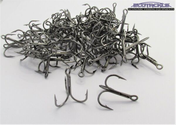 Ecotackle TB-16 Üçlü İğne Black Nikel 100p 1