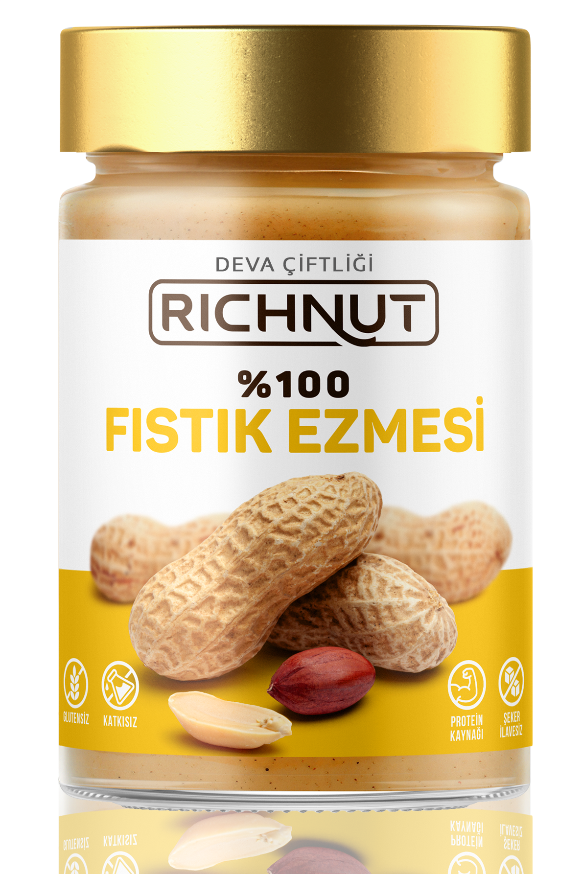 Naturel Çiftçi 350 gr Şekersiz Katkısız Doğal Yer Fıstığı Ezmesi - Fiyat  Performans