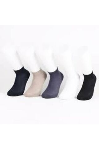 MUDOMAY Bambu Kadın Patik Çorabı 56001 Siyah