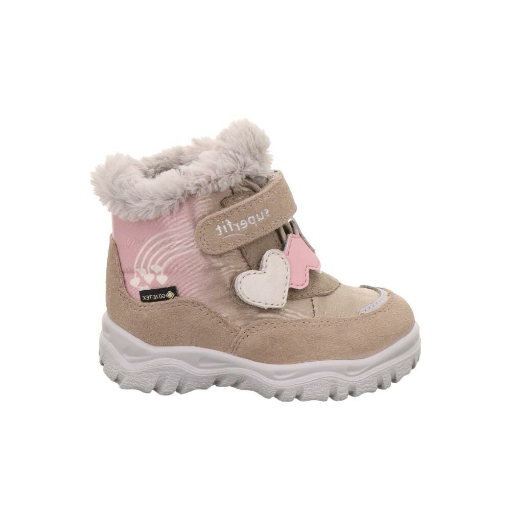 SUPERFIT Husky+ Geniş Kalıp Gore-Tex Kız Çocuk Cırtlı Kürklü Kar Botu 1-006061-1 (19-23)