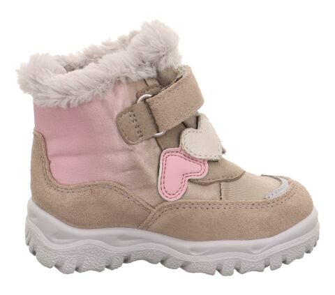 SUPERFIT Husky+ Geniş Kalıp Gore-Tex Kız Çocuk Cırtlı Kürklü Kar Botu 1-006061-1 (19-23)