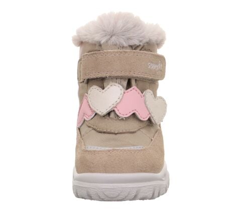 SUPERFIT Husky+ Geniş Kalıp Gore-Tex Kız Çocuk Cırtlı Kürklü Kar Botu 1-006061-1 (19-23)