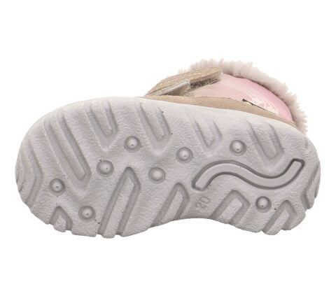 SUPERFIT Husky+ Geniş Kalıp Gore-Tex Kız Çocuk Cırtlı Kürklü Kar Botu 1-006061-1 (19-23)