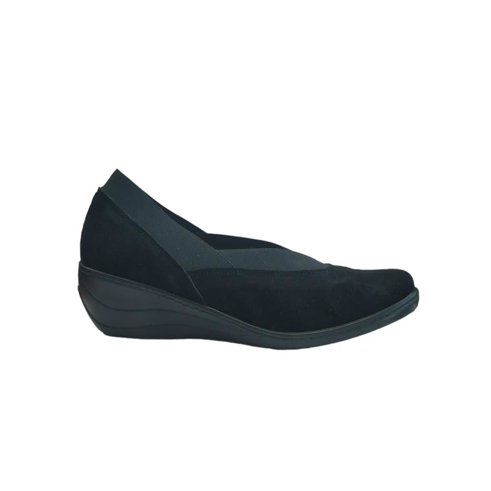 EXTRAFIT Geniş Kalıp Kadın Lastikli Dolgu Topuk Ayakkabı 7496-21