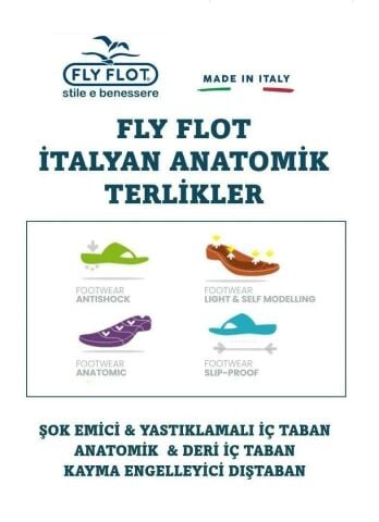 FLY FLOT Slipper İki Cırtlı Kadın Terlik T4-F50