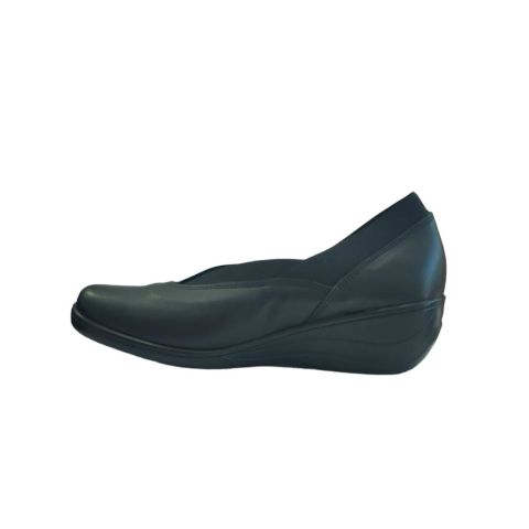 EXTRAFIT Geniş Kalıp Kadın Lastikli Dolgu Topuk Ayakkabı 7496-21