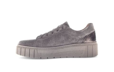 GABOR Ekstra Geniş (H) Kalıp Kadın Fermuarlı Bağcıklı Spor Ayakkabı 76.415