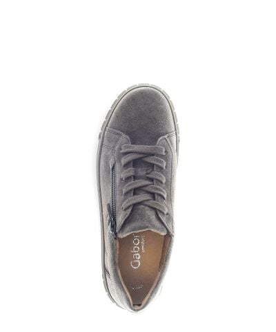 GABOR Ekstra Geniş (H) Kalıp Kadın Fermuarlı Bağcıklı Spor Ayakkabı 76.415