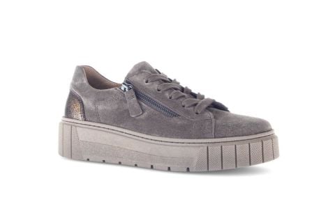 GABOR Ekstra Geniş (H) Kalıp Kadın Fermuarlı Bağcıklı Spor Ayakkabı 76.415