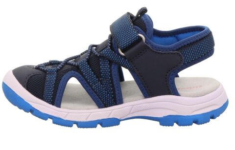 SUPERFIT Tornado Light Medium (Orta) Erkek Cırtlı Önü Kapalı Sandalet 1-009029-2 (31-35)