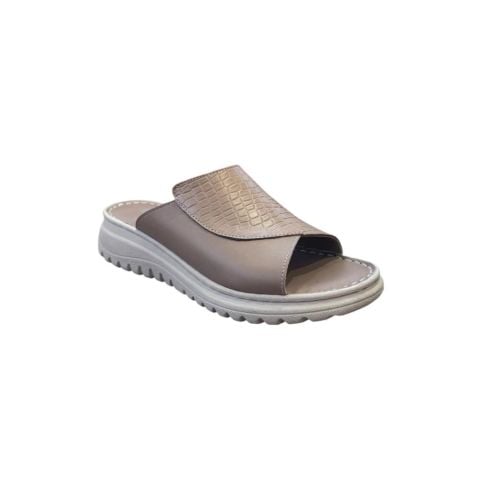 ÇALIŞIR Geniş Kalıp Kadın Kalın Bantlı Terlik 3226