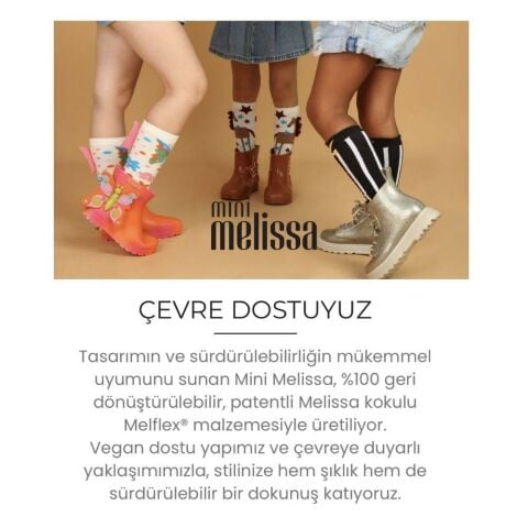 MELISSA Welly Wonderland Kız Çocuk Yağmur Çizmesi BK799