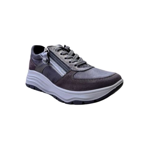 IMAC Kim Kadın Fermuarlı Bağcıklı Dolgu Topuk Spor Ayakkabı 856870