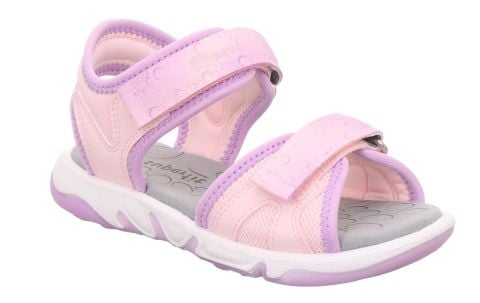 SUPERFIT Pebbles Medium (Orta) Kız Cırtlı Sandalet 1-009540-2 (31-35)