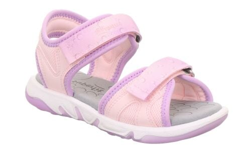 SUPERFIT Pebbles Medium (Orta) Kız Cırtlı Sandalet 1-009540-2 (31-35)