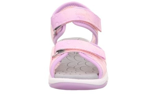 SUPERFIT Pebbles Medium (Orta) Kız Cırtlı Sandalet 1-009540-2 (31-35)