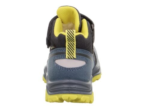 SUPERFIT Jupiter Geniş Kalıp Gore-Tex Erkek Çocuk Cırtlı Bot 1-000053-1 (25-30) MAVİ SARI SİYAH KUMAŞ - 30