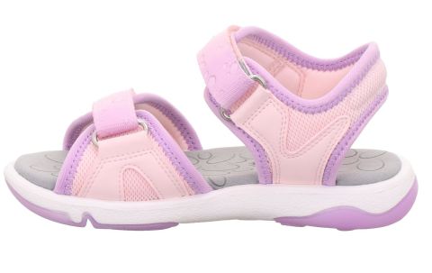 SUPERFIT Pebbles Medium (Orta) Kız Cırtlı Sandalet 1-009540-1 (25-30)