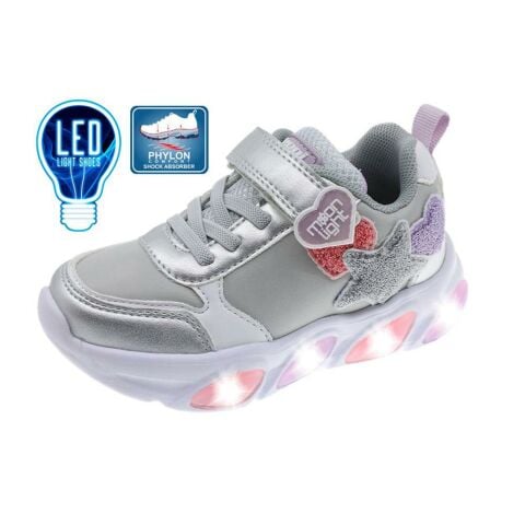 BEPPI Işıklı Bağcıklı Cırtlı Kız Spor Ayakkabı 2208950