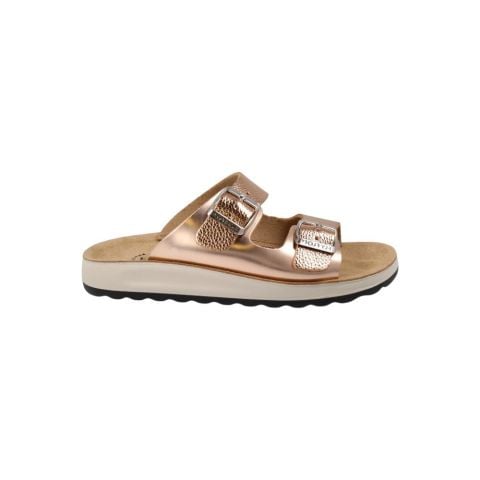 FLY FLOT Slipper Çift Tokalı Kadın Dolgu Topuk Terlik 77 G64