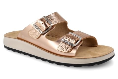 FLY FLOT Slipper Çift Tokalı Kadın Dolgu Topuk Terlik 77 G64