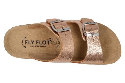 FLY FLOT Slipper Çift Tokalı Kadın Dolgu Topuk Terlik 77 G64