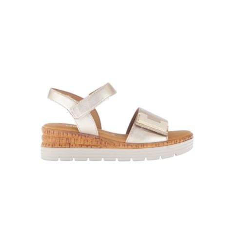 GABOR Geniş (G) Kalıp Kadın Cırtlı Dolgu Topuk Sandalet 82.700