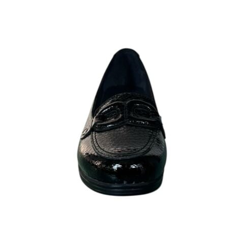 EXTRAFIT Geniş Kalıp Kadın Küçük Numara Dolgu Topuk Loafer Ayakkabı 4422