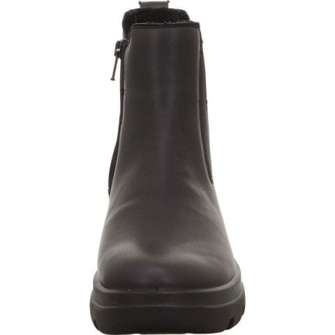LEGERO Angelina Gore-Tex Kadın Fermuarlı Lastikli Bot 2-000329 Siyah Deri - 38