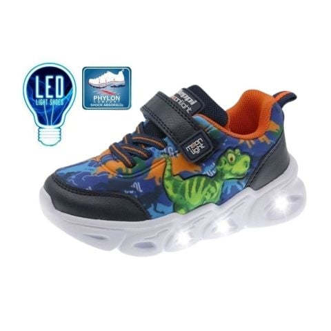 BEPPI Işıklı Bağcıklı Cırtlı Erkek Spor Ayakkabı 2205130