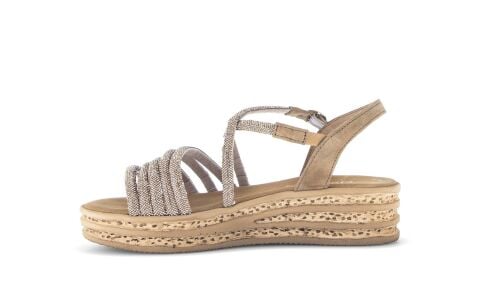 GABOR Best Fitting Platformlu İnce Bantlı Sandalet 64.555