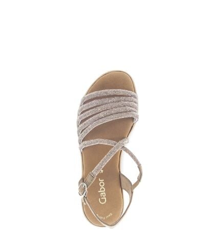 GABOR Best Fitting Platformlu İnce Bantlı Sandalet 64.555