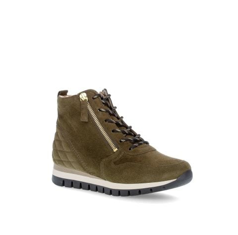 GABOR Ekstra-Geniş (H) Kalıp Kadın Bağcıklı Çift Fermuarlı Bot 56.455