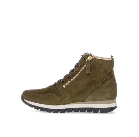 GABOR Ekstra-Geniş (H) Kalıp Kadın Bağcıklı Çift Fermuarlı Bot 56.455