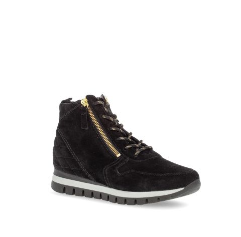 GABOR Ekstra-Geniş (H) Kalıp Kadın Bağcıklı Çift Fermuarlı Bot 56.455